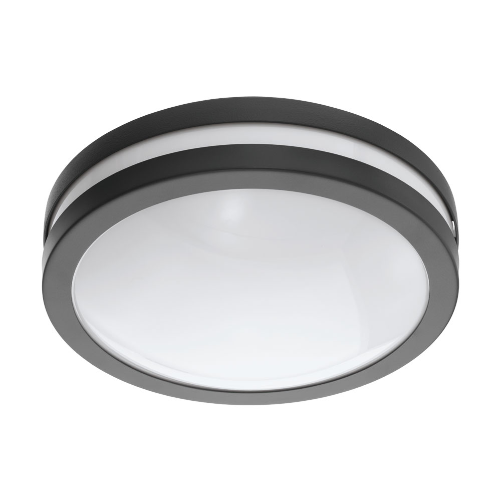 Plafoniera Exterior LOCANA-C, 97237, LED, 14W, Otel zincat / Antracit, H 95, Ø 260 (W380, LOCANA-C, LED, 14W)