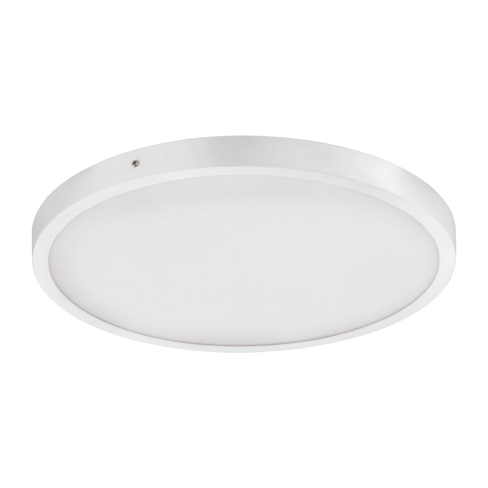 Plafoniera montata la suprafata FUEVA 1, 97266, LED, 25W, H 30, Ø 400, 2500 Lumeni, 4000 K (Neutra), Aluminiu / Alb (W180, FUEVA 1, LED, 25W)