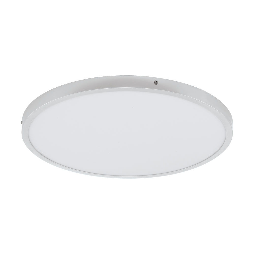 Plafoniera montata la suprafata FUEVA 1, 97272, LED, 25W, H 30, Ø 500, 2700 Lumeni, 3000 K (Calda), Aluminiu / Argintiu (W180, FUEVA 1, LED, 25W)