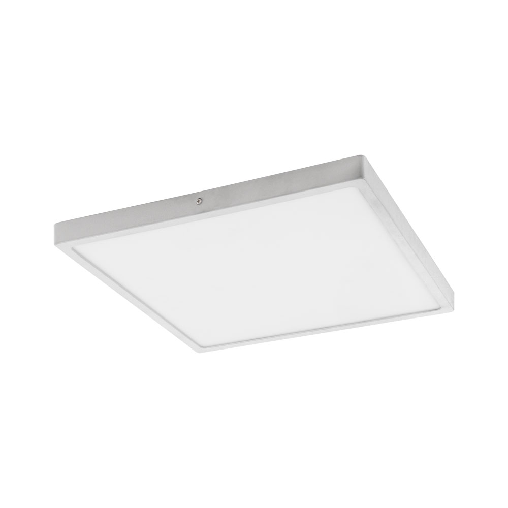 Plafoniera montata la suprafata FUEVA 1, 97282, LED, 27W, L 600, l 600, H 30, 3200 Lumeni, 3000 K (Calda), Aluminiu / Alb (W180, FUEVA 1, LED, 27W)