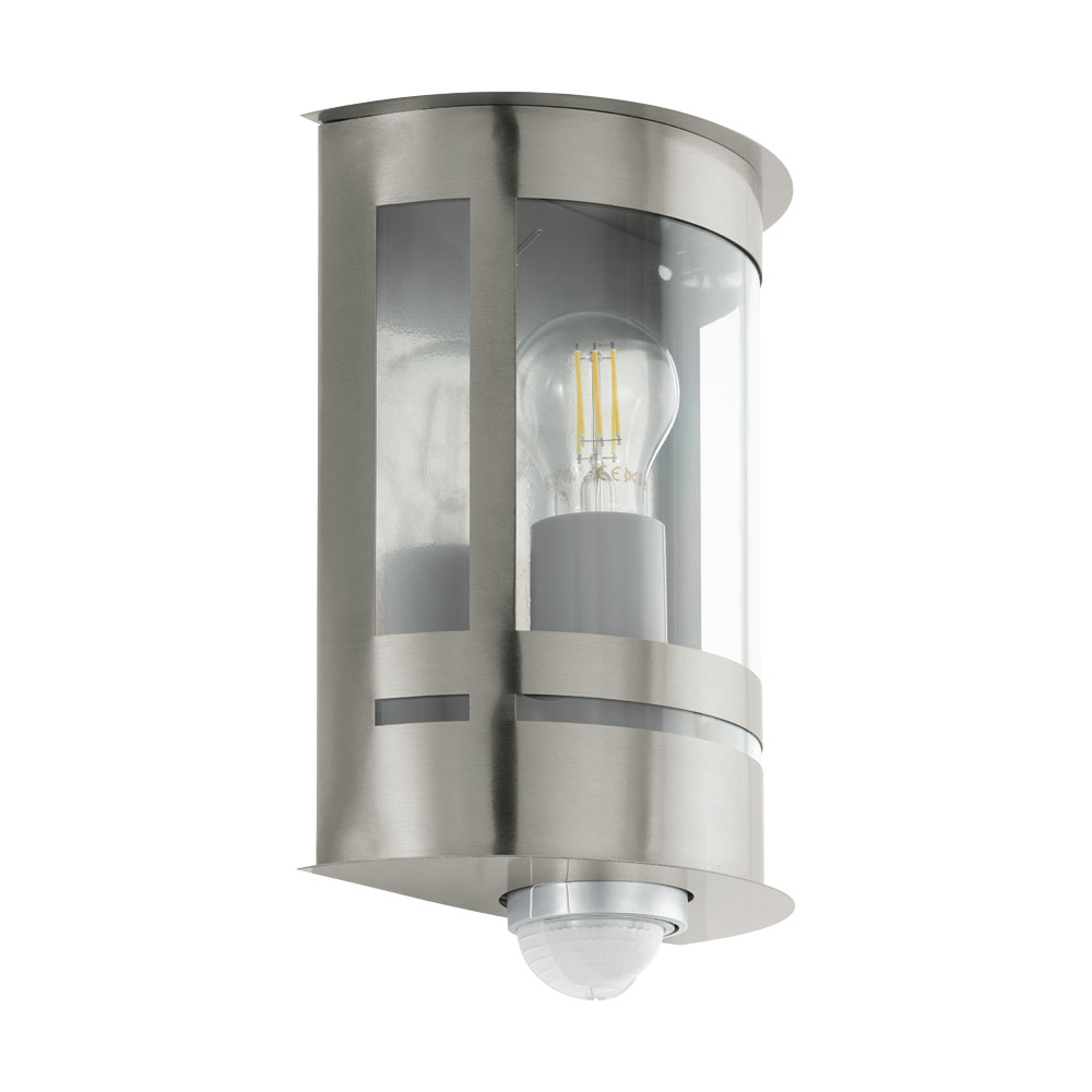 Aplica Exterior TRIBANO, 97284, E27, 60W, Otel zincat / Inox , L 200, H 260, A 100 (W380, TRIBANO, E27, 1X60W)