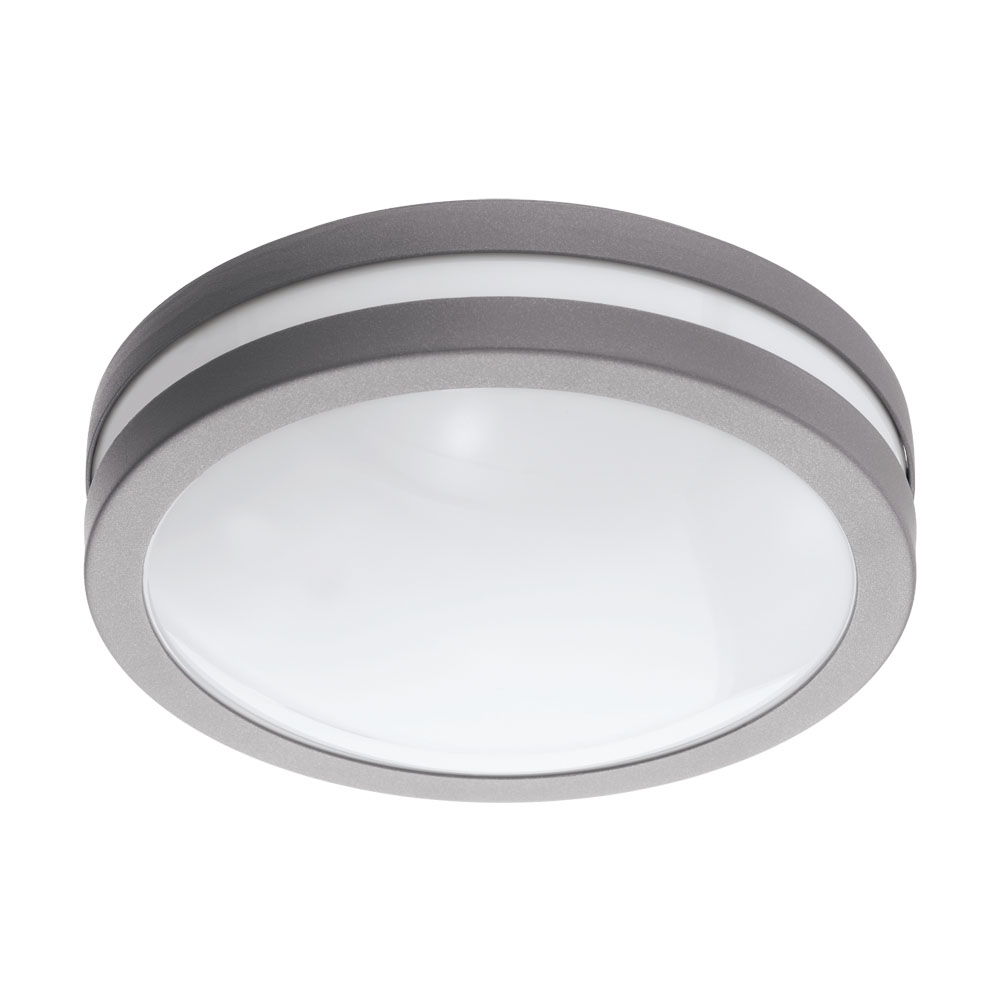 Plafoniera Exterior LOCANA-C, 97299, LED, 14W, Otel zincat / Argintiu, H 95, Ø 260 (W380, LOCANA-C, LED, 14W)