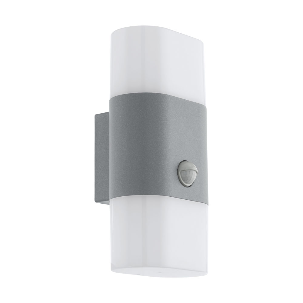 Aplica Exterior FAVRIA 1, 97313, LED, 2X5,5W, Aluminiu / Argintiu, L 125, H 260, A 115 (W380, FAVRIA 1, LED, 2X5,5W)