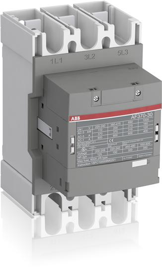 Contactor 370A in AC3, 3P, fara contacte aux., Uc=100-250V a.c./d.c.