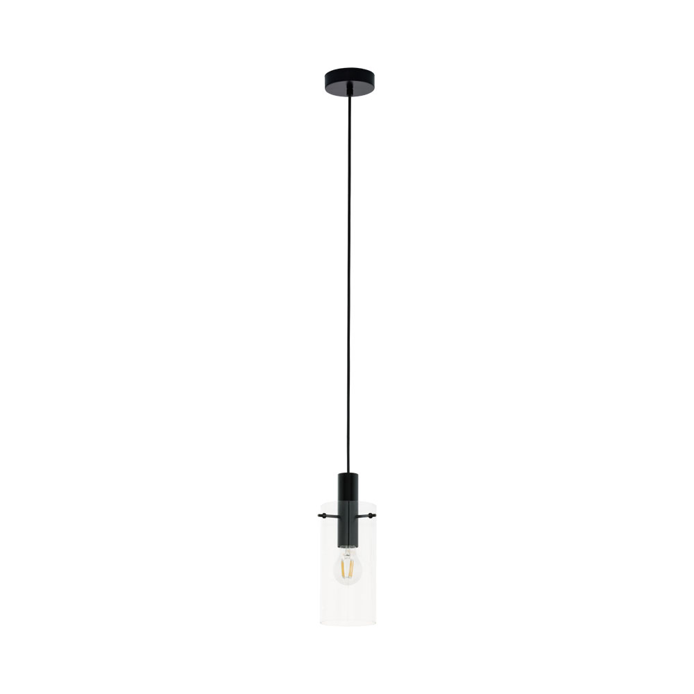 Pendul EGLO Montefino, 97366, E27 60W, Negru (W120, MONTEFINO, E27, 1X60W)