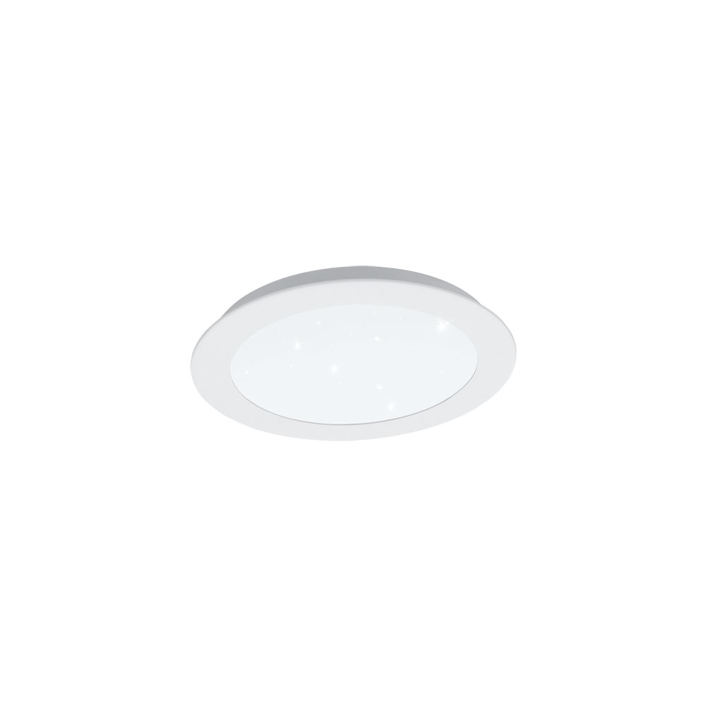 Spot incastrat FIOBBO, 97593, LED, 14W, H 50, Ø 225, 1700 Lumeni, 3000 K (Calda), Otel / Alb (W220, FIOBBO, LED, 14W)