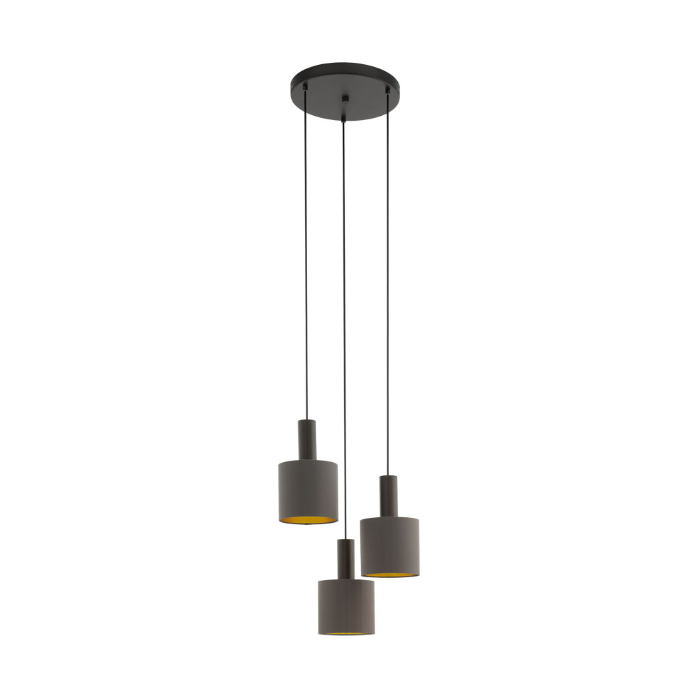 Pendul EGLO Concessa 1 ,97684, 3xE27, Maro Cappucino (W130, CONCESSA 1, E27, 3X60W)