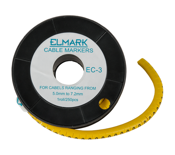 CABLE MARKING TAG EC-3-0 /SECTION 5.0-7.2/