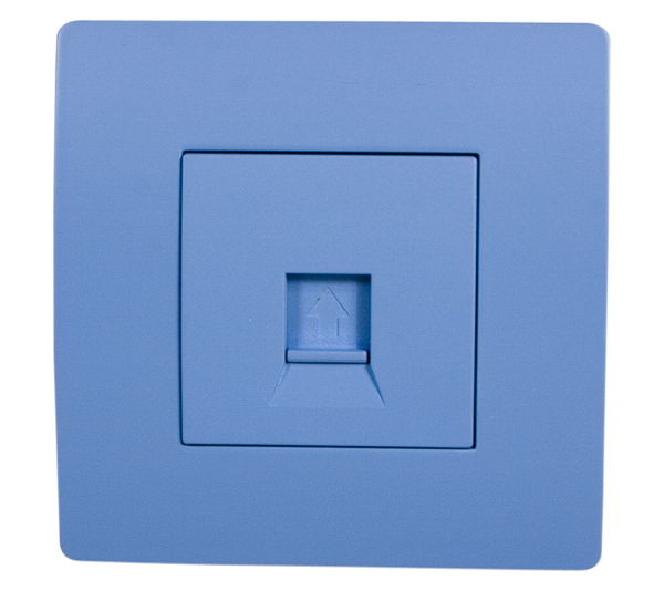 EL BASIC TZ112 COMPUTER LINE SOCKET BLUE-OLD