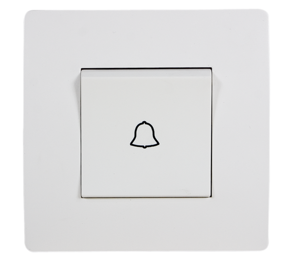 EL BASIC TG112 DOORBELL SWITCH WHITE-OLD