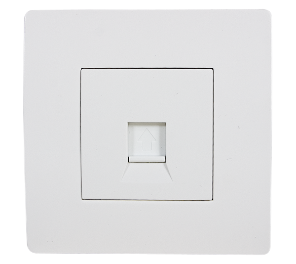 EL BASIC TZ112 COMPUTER LINE SOCKET  WHITE-OLD