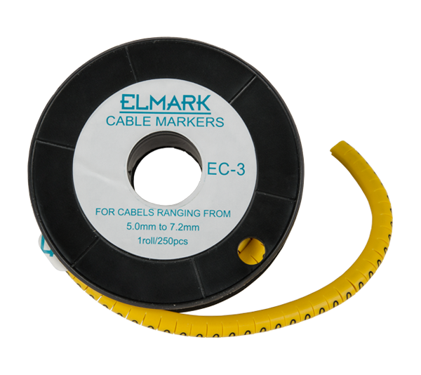 CABLE MARKING TAG EC-3-6 /SECTION 5.0-7.2/