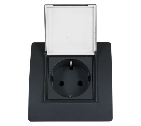 EL BASIC TZ107C GERMAN STANDARD SOCKET WITH COVER