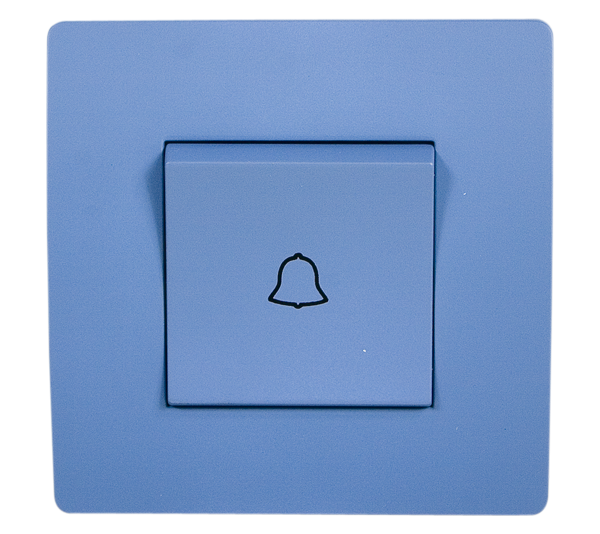 EL BASIC TG112 DOORBELL SWITCH BLUE-OLD