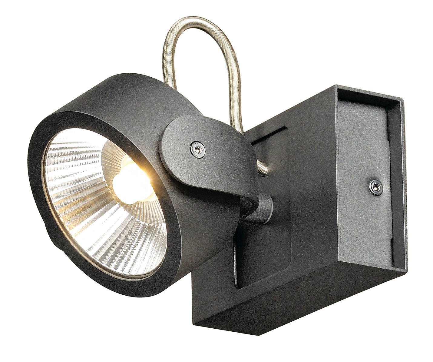 KALU LED 1,negru,3000K,24°lampa plafon/perete