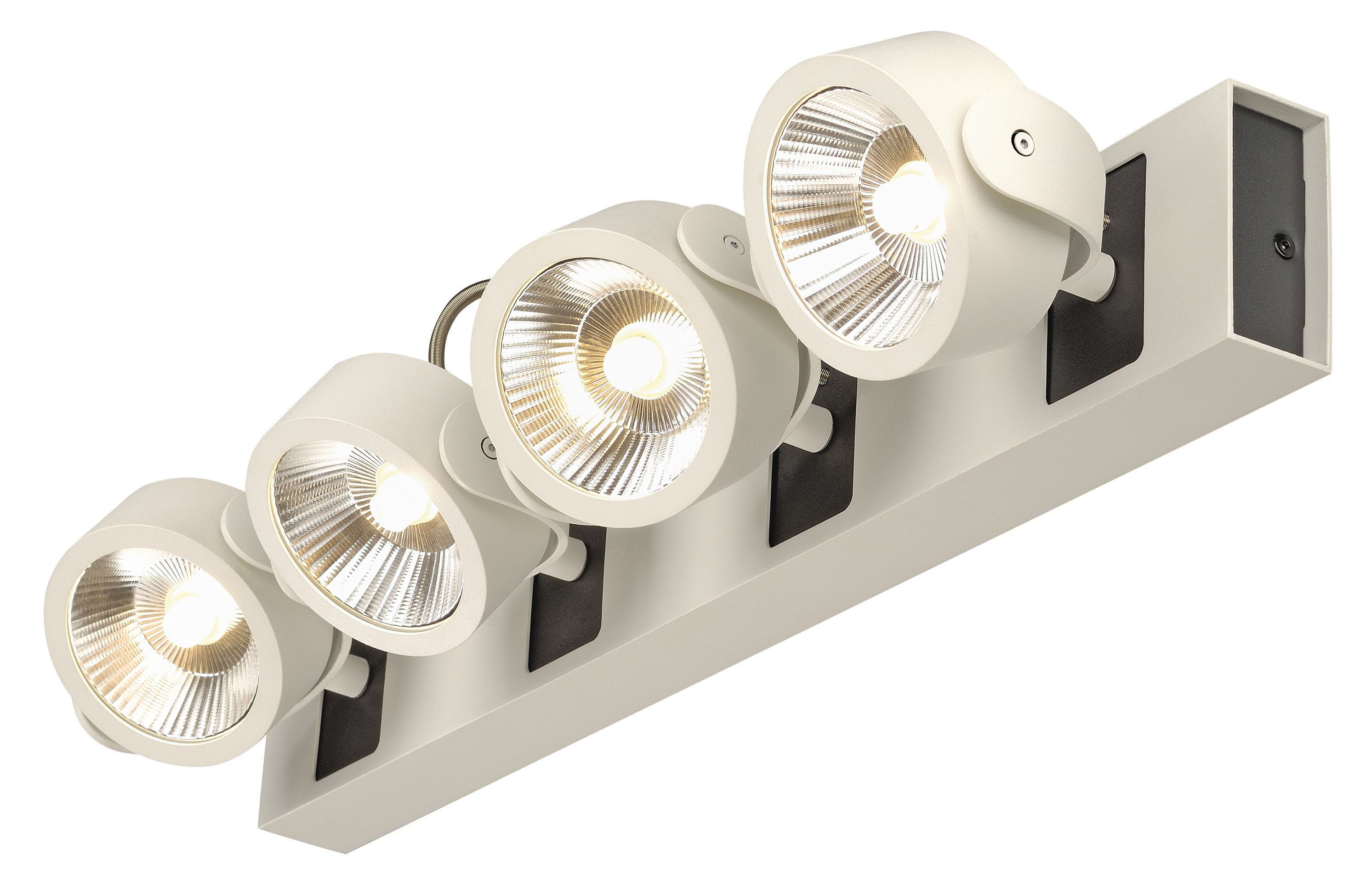 KALU LED 4,3000K,60° alb/negrulampa plafon/perete