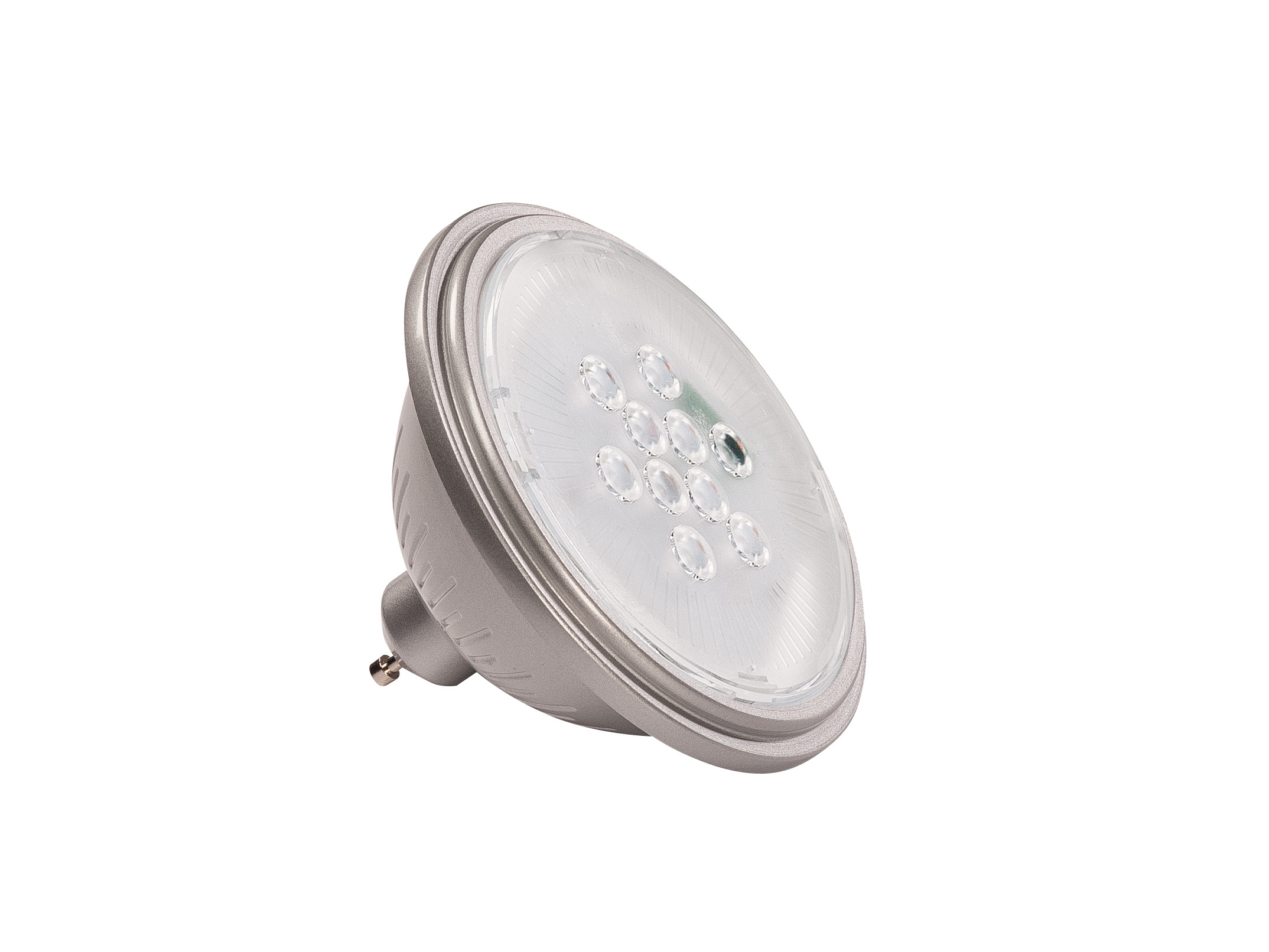 VALETO LED,GU10,25°,argintiu,dimQPAR111,830lm,2700K