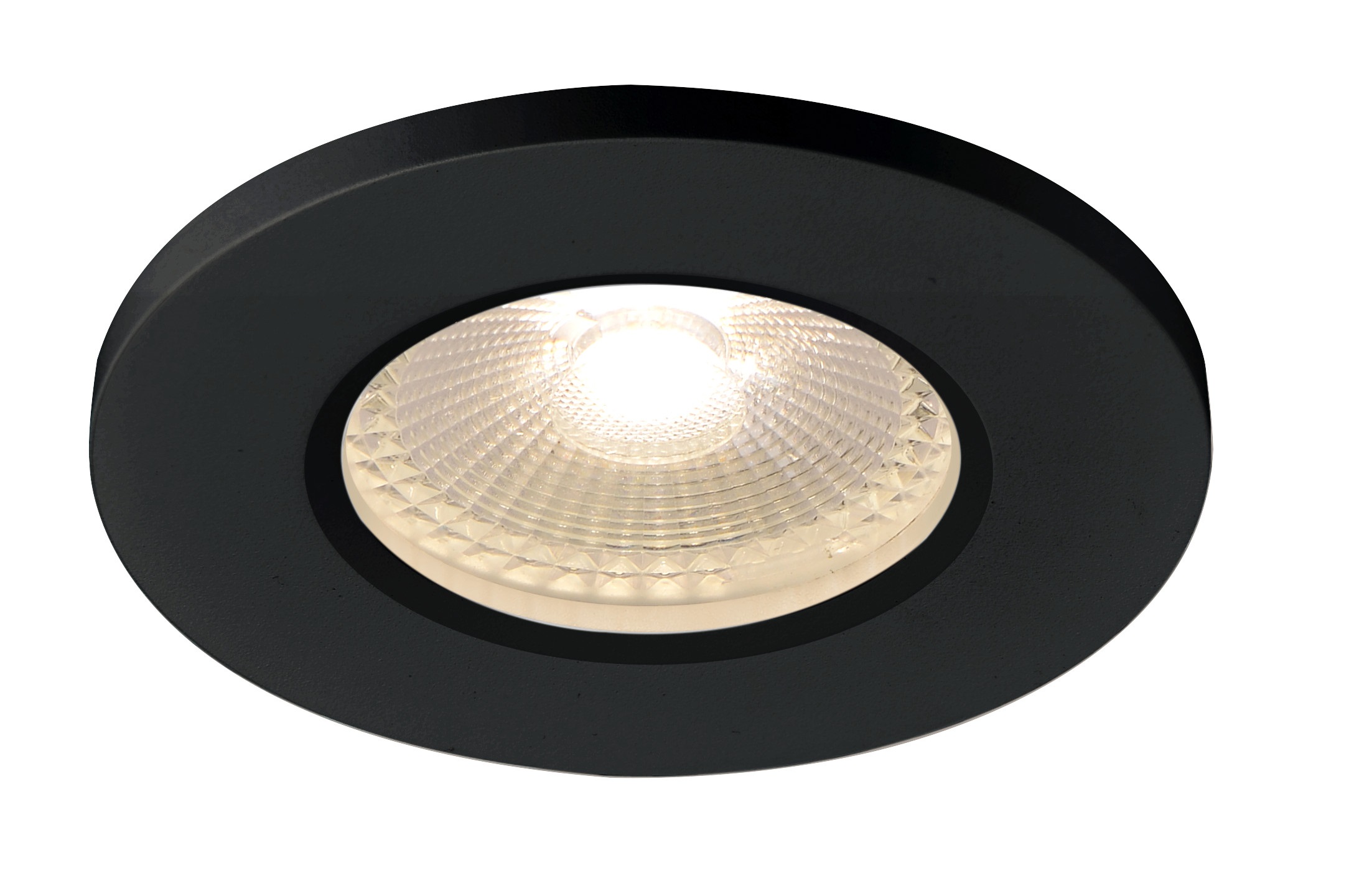 KAMUELA ECO LED,3000K,negru,dim anti-foc, IP65, 38°