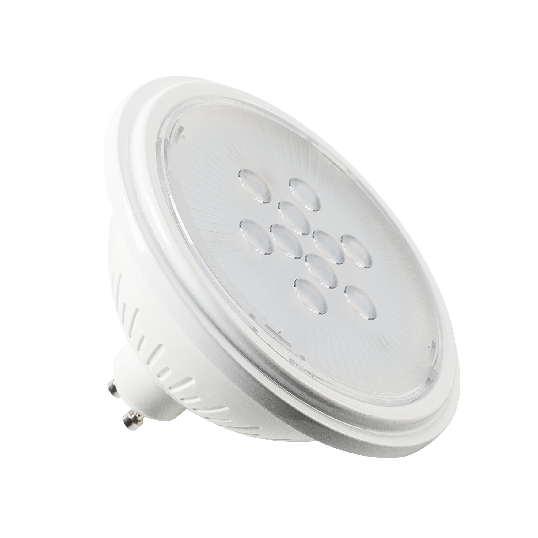 LED lamp, QPAR111, GU10, 7W, 3000K 40°, white