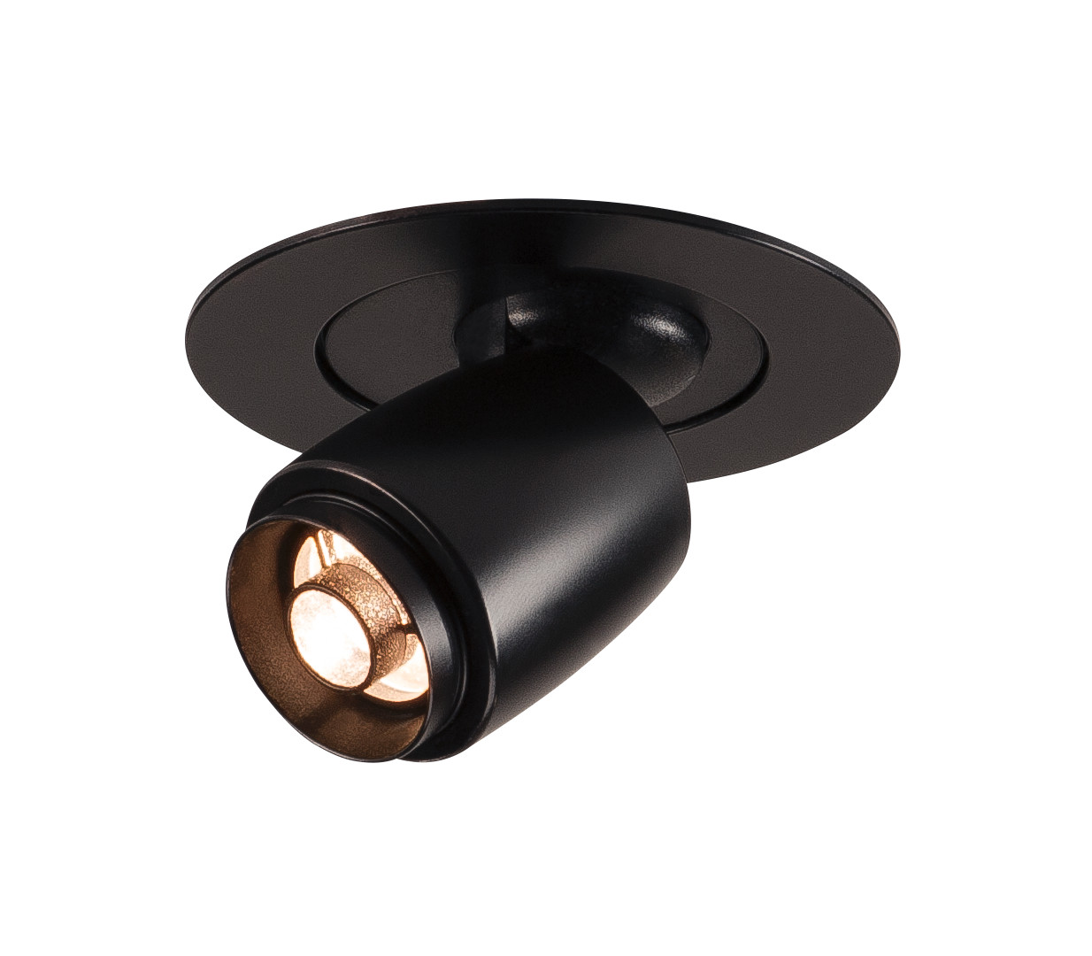 ILU,Spot,LED 50mm,3000K,negru.350mA, 1,2W