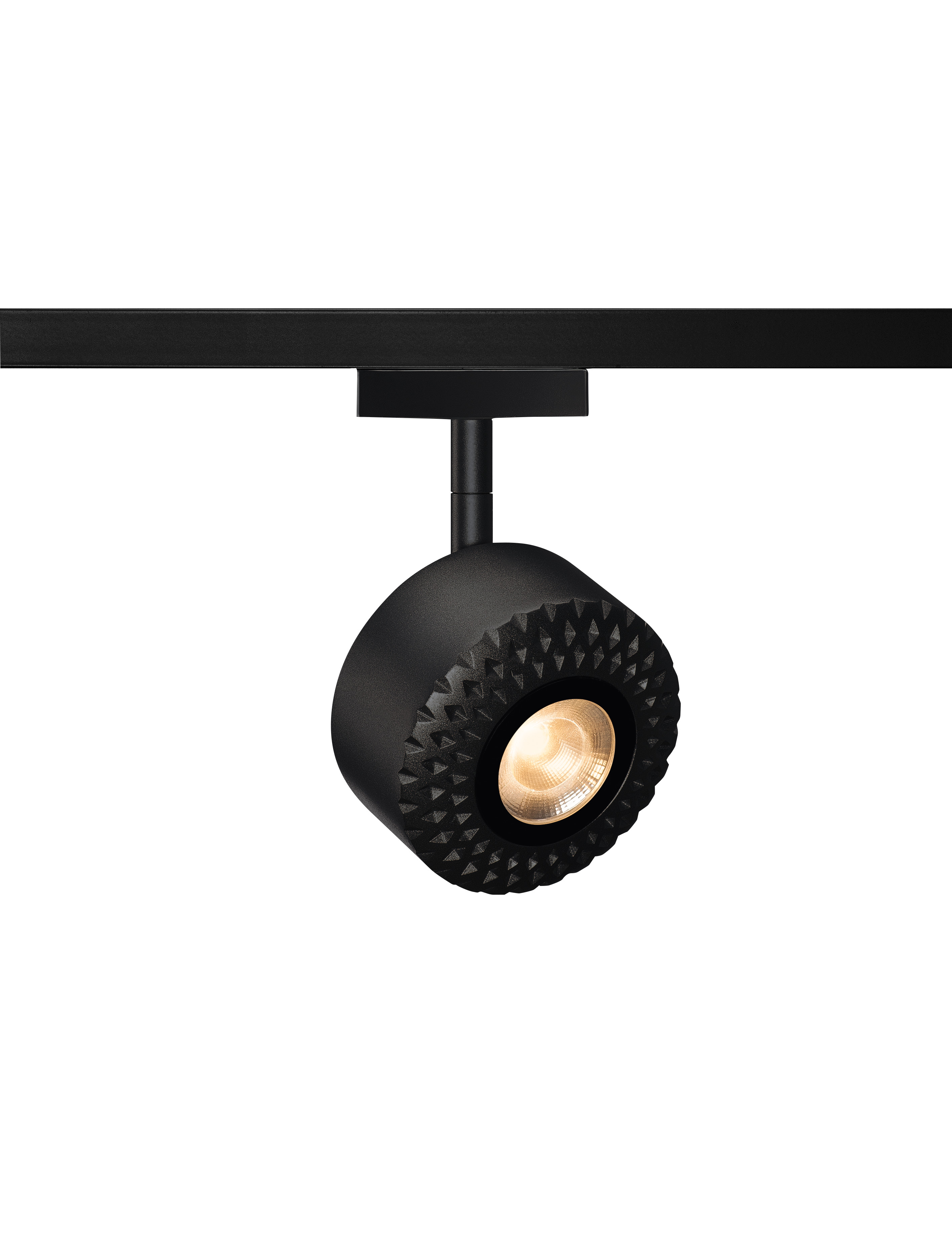 TOTHEE LED proiect.3000K,negru,50°incl.2 faze-adaptor