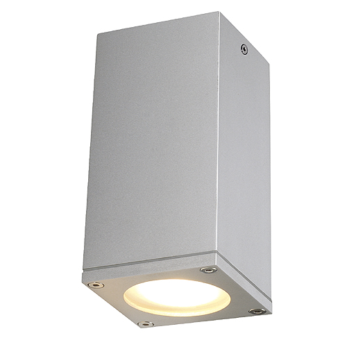 Plafoniera THEO CEILING OUT GU10, max.35W, patrat, gri arg