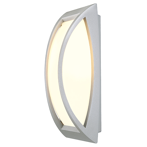 MERIDIAN II, lampa de perete, gri argintiu, E27, max. 60W