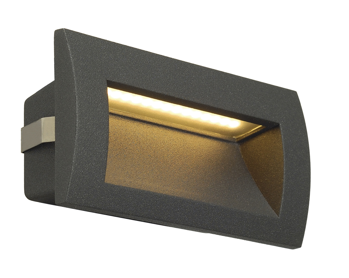 Lampi parapet OUT LED M, 3,3W, 3000K, anthracit