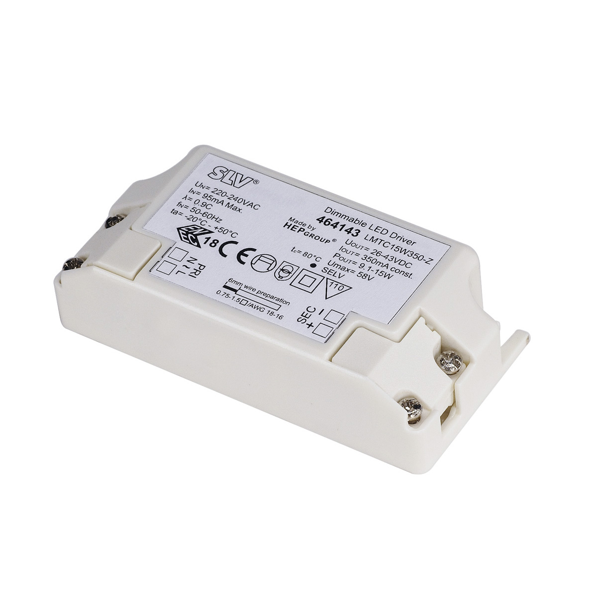 LED-Driver, dimm, 15W, 500mA, incl. dispozitiv detensionare