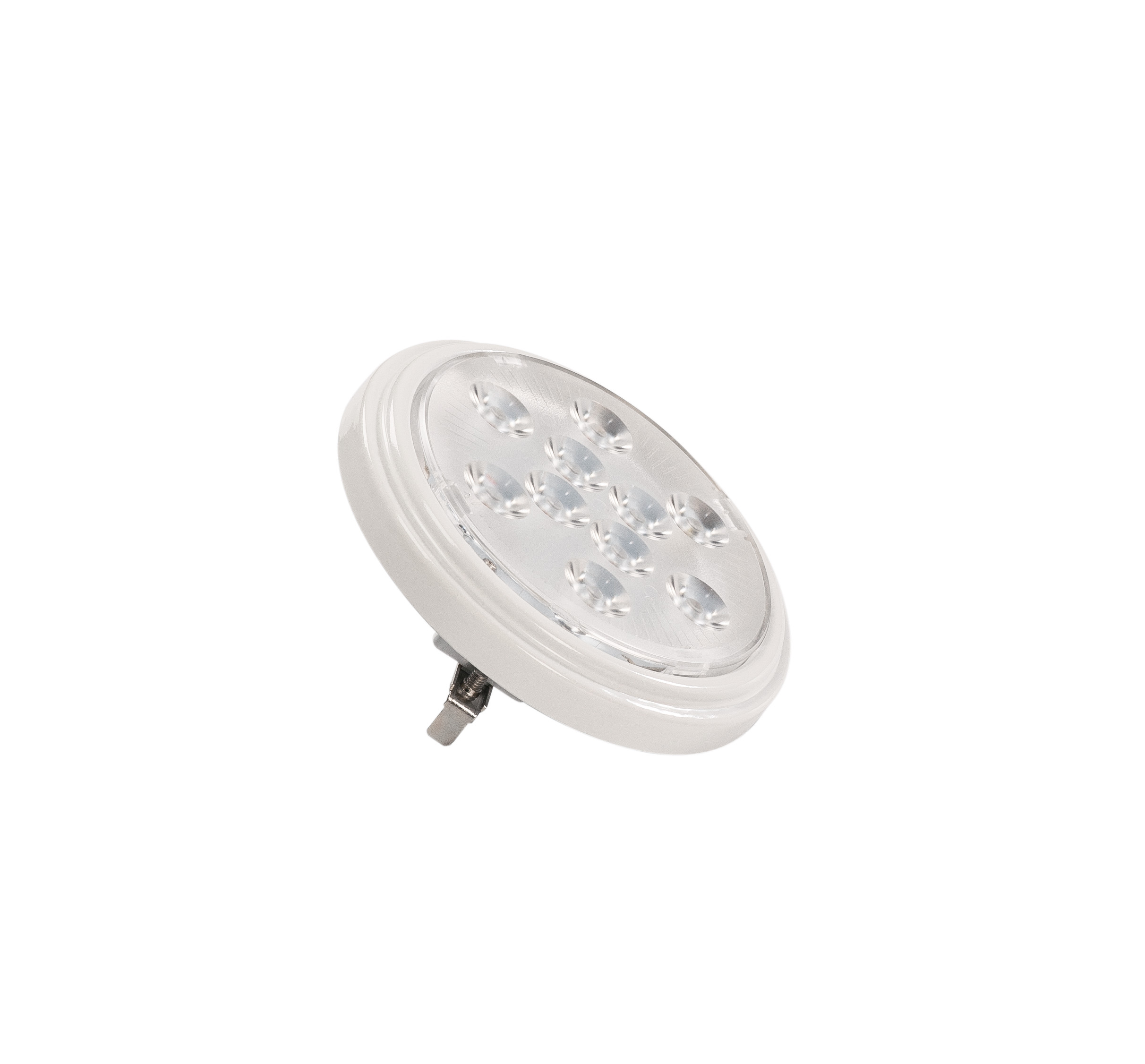 LED QR111 G53 lampa, 13°, ALB, 2700K, 800lm