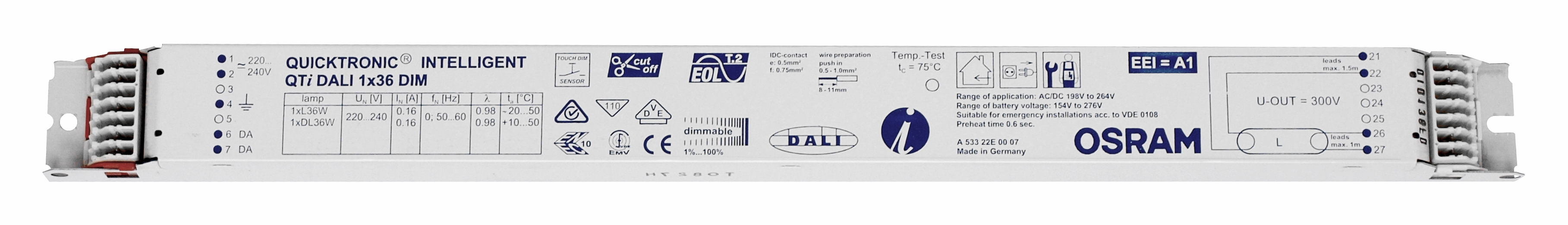 QTI DALI 1x36/220-240 DIM