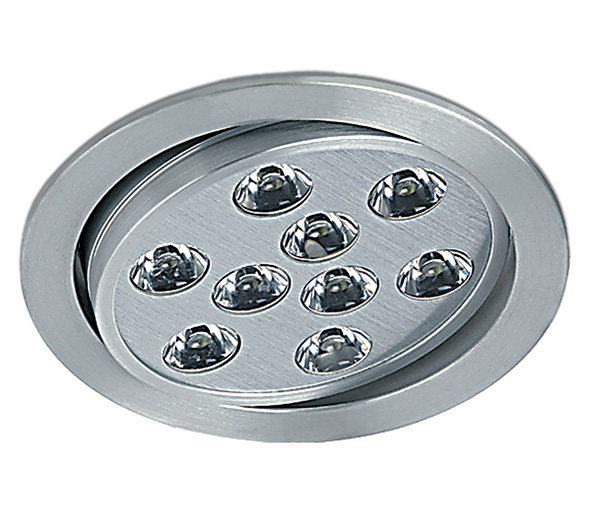 Siltu-R/A1 LED 9x1W 6000K 540lm,Dimmable,350mA,IP20,alu