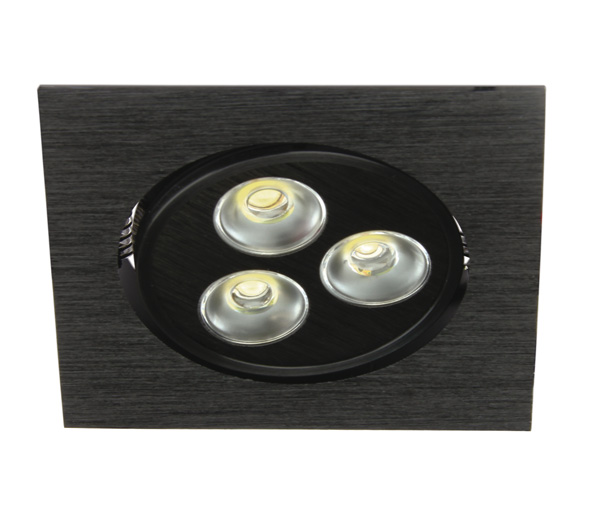 Tris-I-Q/A1 LED 3x1W 6000K 180lm,Dimmable,350mA,IP20,black