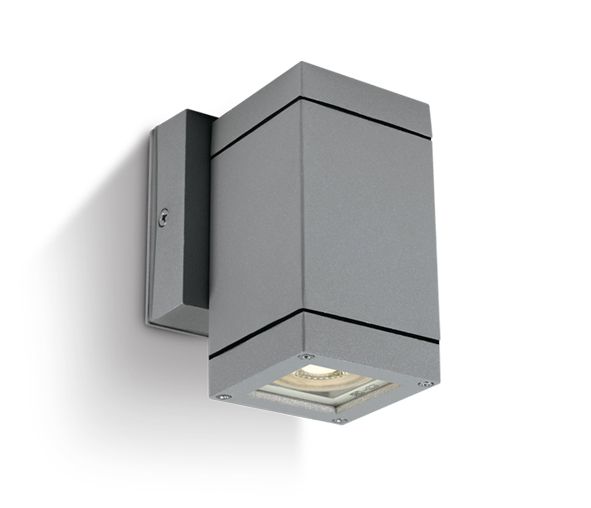 Cube 1-WL, 35W, MR16, GU10, 100-240V, IP54, gray