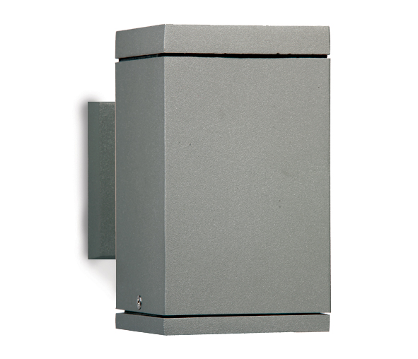 Cube-WL2, E27 PAR30, 2x75W, IP54, gri