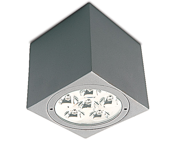 Mario-CL-Q LED 6x1W 6000K, IP54, grey