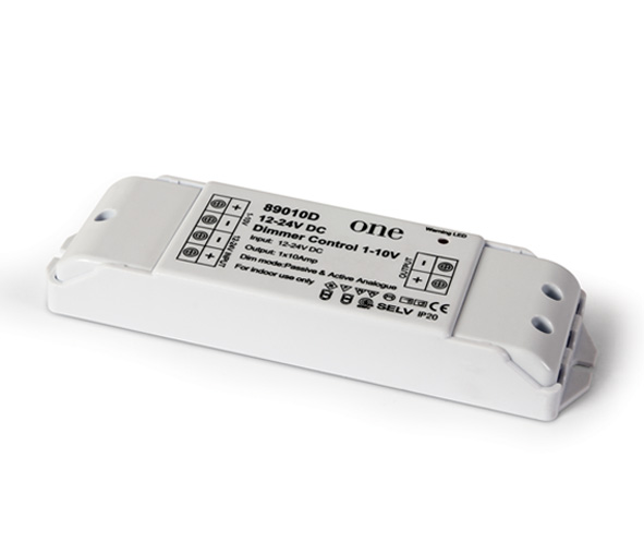 89010D, DIMMER CONTROL 1-10v 12-24v DC 1 CHANNEL 10A MAX