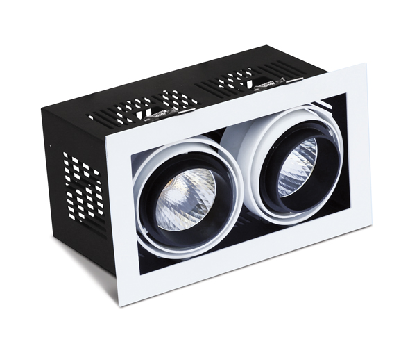 Kronos-S/A2 LED 2x25W 4000K 2x1750lm, IP20, white