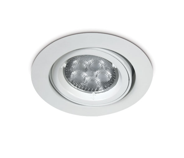 Ina-A PAR16, GU10, 50W, IP20, ajustabil, alb