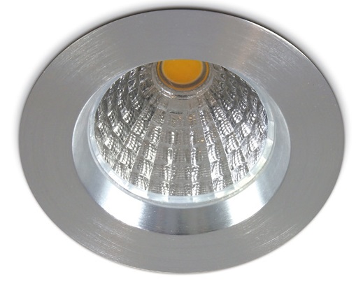 Punto-F LED, 5W, 3000K, 382lm, IP44, aluminiu