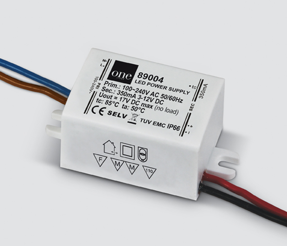 89004, DRIVER 350mA 1-4W LED IP66 100-24