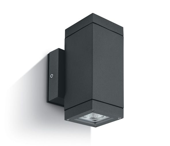 Cube 1-WL, 2x35W, MR16, GU10, 100-240V, IP54, anthracite