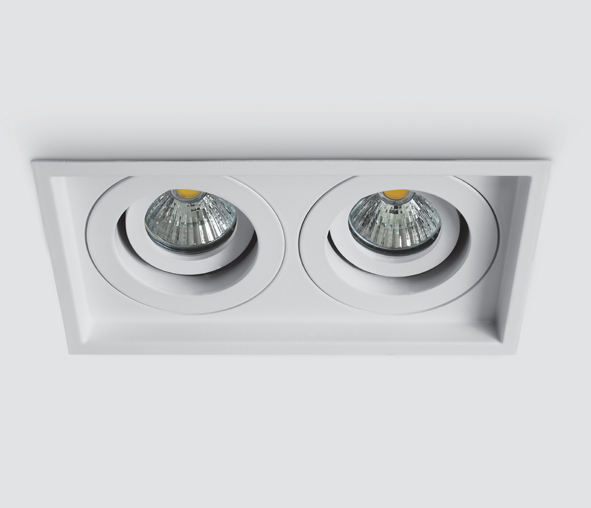 Noel-S/A2 2x50W GU10 MR16, 100-240V, IP20, white