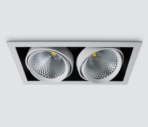 Krona-S/A2 LED 2x40W 3000K 2x3200lm, IP20, white