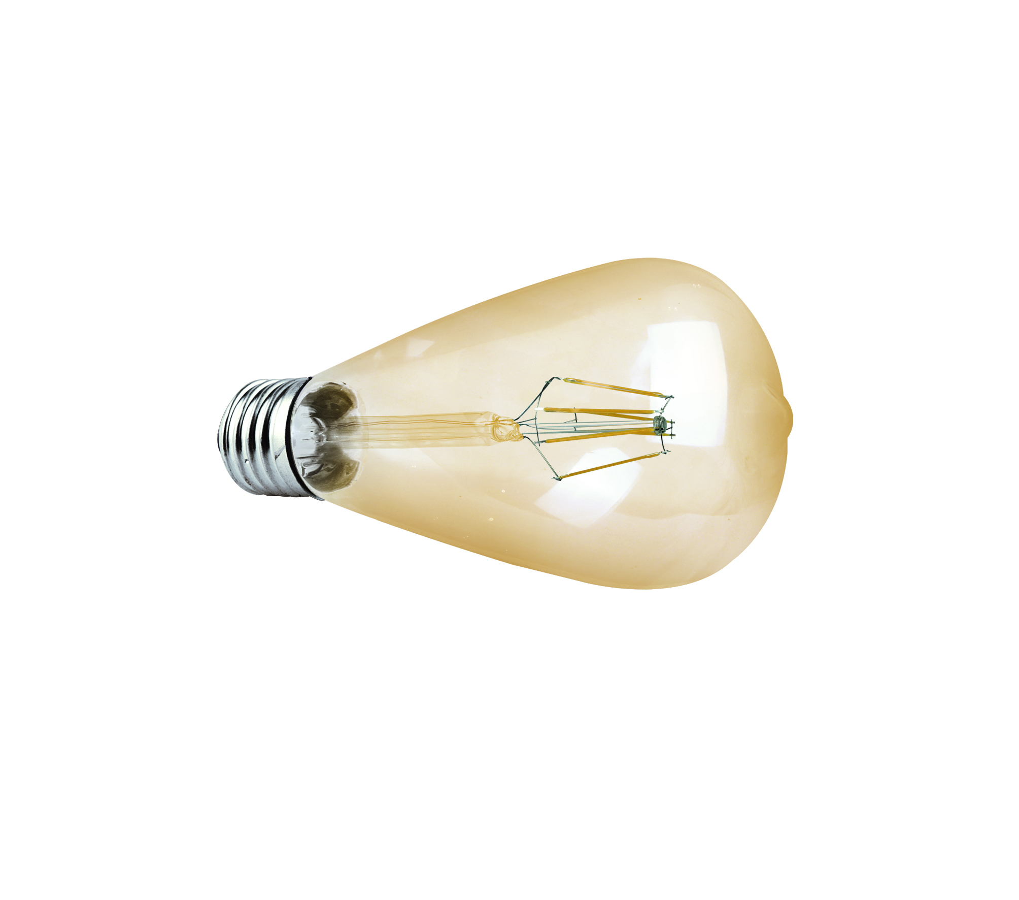 LED Retro lamp 7W, 2200K, 520lm, E27, 230V, Amber, dimmable