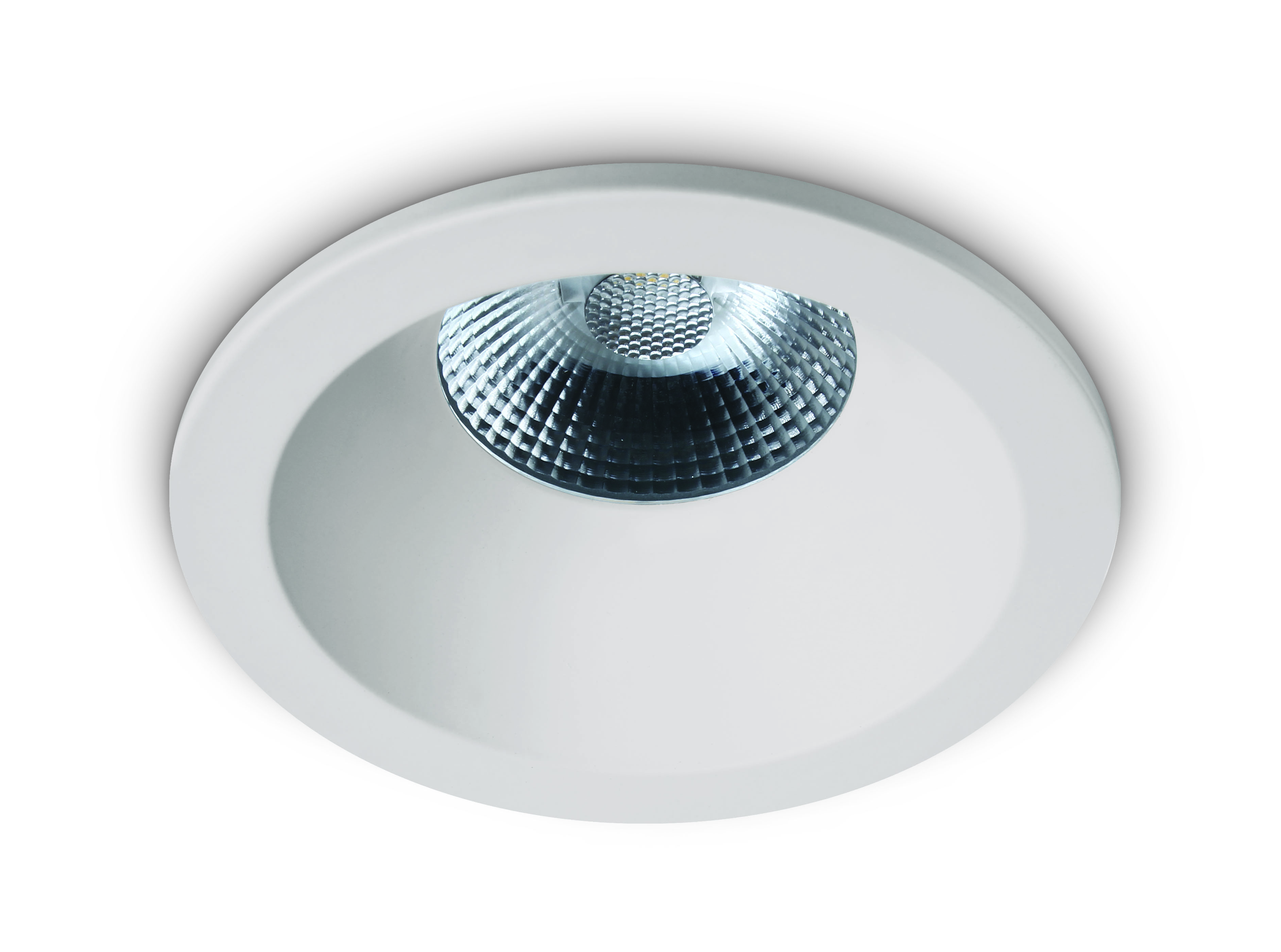 Nozo LED, 6W, 3000K, 500lm ,40°, IP65 , Fire rated, white