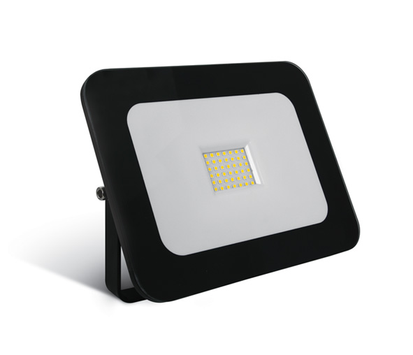 Senga LED 3 Floodlight 30W 230V 2400lm 840 100° IP65 Black