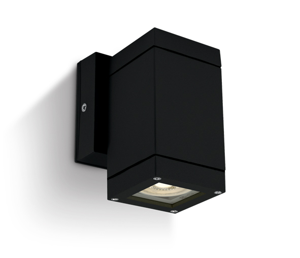 Cube 1-WL LED, 35W, MR16, GU10, 100-240V, IP54, black