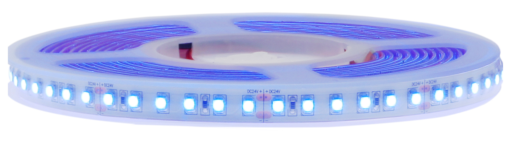LED Flexstrip 48 Blue IP43, 165lm/m, 10W/m L=5m,24VDC