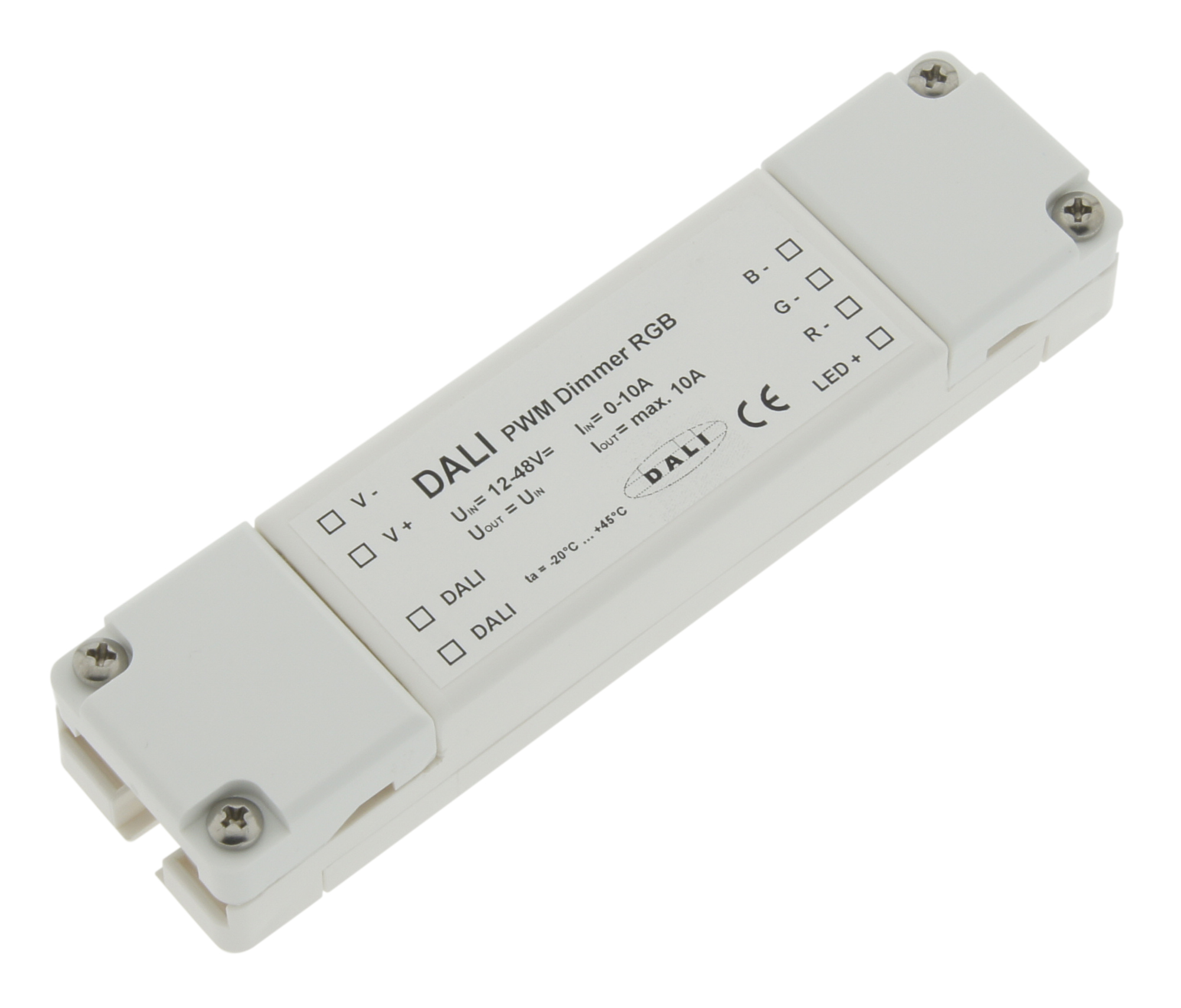 Dimer DALI PWM RGB LED, 10A, 120W/12V, 240W/24V